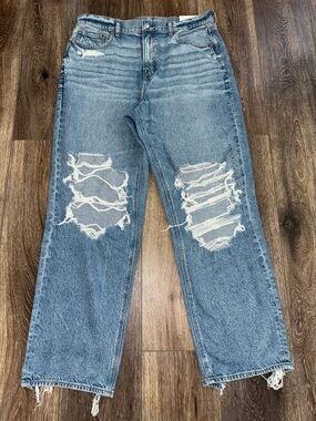 NWT! American Eagle Outfitters STRIGID Highest Rise Baggy Straight Jeans Sz 16